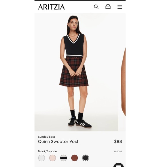 Aritzia - Sunday Best sweater vest size XS - Picture 3 of 3